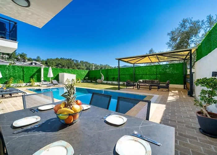 Aselya-villa With Private Pool For 8 Persons In Gocek * 费特希耶