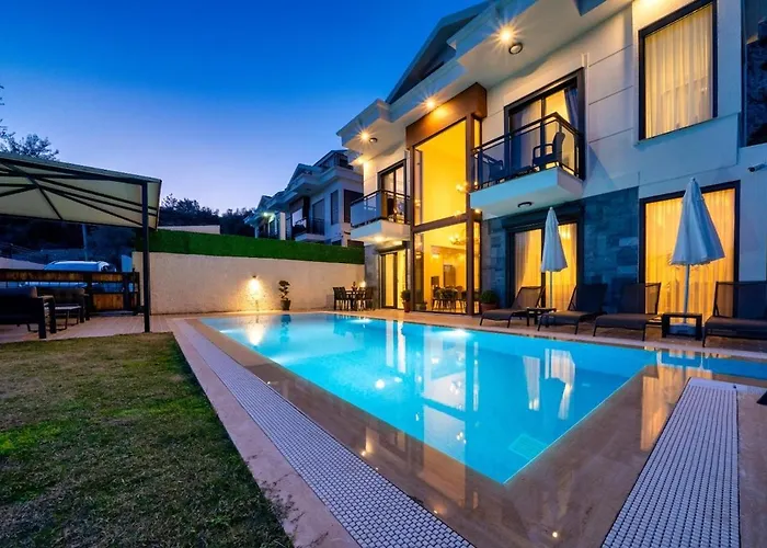 Aselya-villa With Private Pool For 8 Persons In Gocek 别墅 *